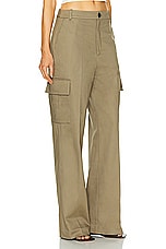 L'Academie by Marianna Bellamy Pant in Olive Green, view 2, click to view large image.