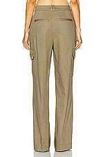 L'Academie by Marianna Bellamy Pant in Olive Green, view 3, click to view large image.