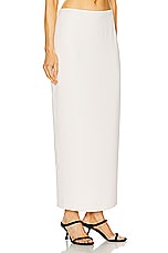 L'Academie by Marianna Katia Maxi Skirt in Ivory, view 2, click to view large image.