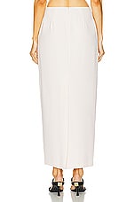 L'Academie by Marianna Katia Maxi Skirt in Ivory, view 3, click to view large image.