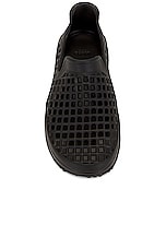 Lusso Cloud Scenario Slip On in Jet Black, view 4, click to view large image.
