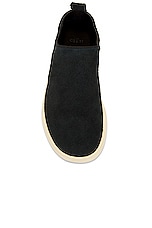 Lusso Cloud Gehry Hairy Suede in Jet Black & Shortbread, view 4, click to view large image.