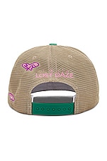Lost Daze Nostalgia Trucker Hat in Jade, Cream, & Desert, view 2, click to view large image.