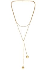 Lie Studio The Astrid Necklace in 18k Gold Plated, view 1, click to view large image.