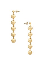 Lie Studio The Anita Earring in 18k Gold Plated, view 3, click to view large image.