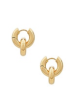 Lie Studio The Esther Earring in 18k Gold Plated, view 2, click to view large image.