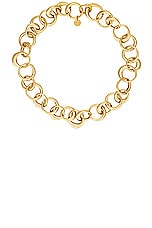 Lie Studio The Laura Necklace in 18k Gold Plated, view 1, click to view large image.