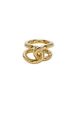 Lie Studio Agnes Ring in Gold, view 1, click to view large image.