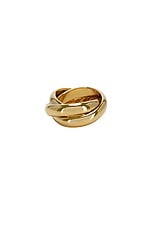 Lie Studio Sofie Ring in Gold, view 2, click to view large image.