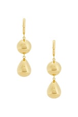 Lie Studio Cathrine Earrings in Gold, view 1, click to view large image.
