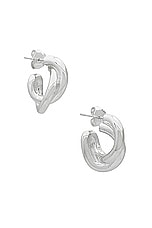 Lie Studio The Diana Earring in Sterling Silver, view 1, click to view large image.