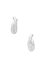 Lie Studio The Diana Earring in Sterling Silver, view 3, click to view large image.