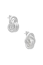 Lie Studio The Vera Earring in Sterling Silver, view 1, click to view large image.