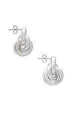 Lie Studio The Vera Earring in Sterling Silver, view 2, click to view large image.