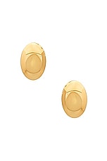 Lie Studio The Camille Earring in 18k Gold Plated, view 1, click to view large image.