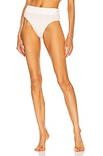LE BUNS 2-Pack Chloe Organic Cotton Panty in Ivory, view 1, click to view large image.