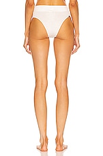 LE BUNS 2-Pack Chloe Organic Cotton Panty in Ivory, view 4, click to view large image.