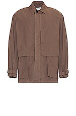 Lemaire Storm Flap Blouson in Chestnut | FWRD