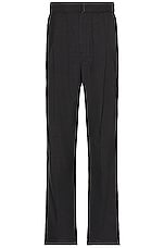 Lemaire Loose Pleated Pants in Anthracite Chine | FWRD