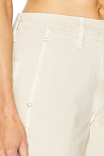 Lemaire Twisted Straight Leg in Denim Snow Oat, view 6, click to view large image.