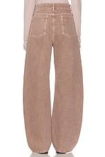 Lemaire High Waisted Curved Leg in Denim Snow Mauve, view 4, click to view large image.