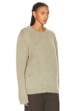 Lemaire Brushed Sweater in Meadow Melange, view 2, click to view large image.