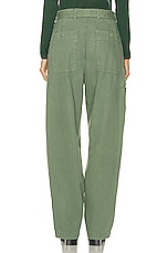 Lemaire Military Pant in Hedge Green, view 3, click to view large image.