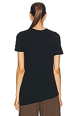 Lemaire Twisted T-shirt in Black, view 4, click to view large image.