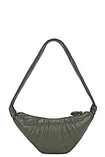 Lemaire Medium Croissant Bag in Papyrus, view 3, click to view large image.