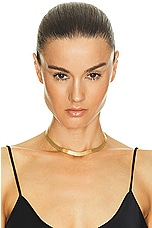 Loren Stewart Chainmail Necklace in 14k Gold Vermeil, view 2, click to view large image.