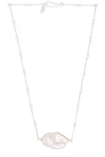 Loren Stewart Kinship Pearl Necklace in Sterling Silver, view 1, click to view large image.