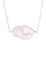 Loren Stewart Kinship Pearl Necklace in Sterling Silver, view 2, click to view large image.