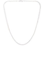 Loren Stewart Serpentine Chain Necklace in Sterling Silver, view 1, click to view large image.