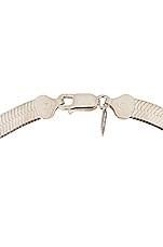 Loren Stewart XL Herringbone Necklace in Sterling Silver, view 4, click to view large image.