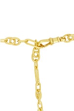 Loren Stewart Motley Chain Necklace in Vermeil, view 3, click to view large image.