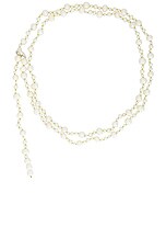 Loren Stewart Pearl Wrap Necklace &amp; Belt in Sterling Silver, view 1, click to view large image.