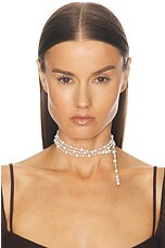 Loren Stewart Pearl Wrap Necklace &amp; Belt in Sterling Silver, view 2, click to view large image.