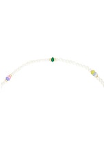 Loren Stewart Opal &amp; Pearl Necklace in 14k Yellow Gold, view 2, click to view large image.