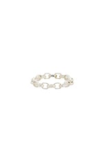 Loren Stewart Rolo Chain Ring in Sterling Silver, view 1, click to view large image.
