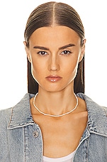 Loren Stewart Puff Love Choker in Pearl, view 2, click to view large image.