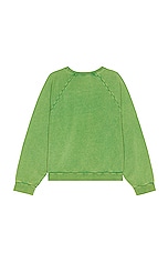 Liberal Youth Ministry Sunwashed Sweatshirt in Green, view 2, click to view large image.