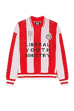 Liberal Youth Ministry Chivas Sweater in Stripes, view 1, click to view large image.