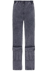 Liberal Youth Ministry Calvin Denim Pants in Polar Blue, view 1, click to view large image.