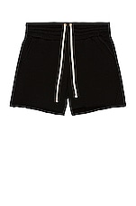 Les Tien Yacht Short in Jet Black, view 1, click to view large image.