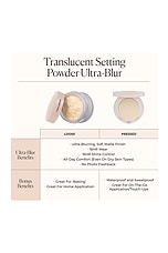 Laura Mercier Ultra-Blur Talc-Free Translucent Pressed Setting Powder in Medium Deep, view 7, click to view large image.
