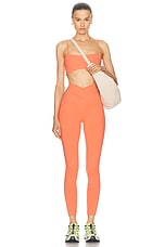 Live The Process Orion Legging in Papaya, view 5, click to view large image.