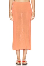 Live The Process Nyx Skirt in Papaya, view 1, click to view large image.