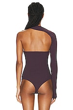 Live The Process Eclipse Bodysuit in Acai Berry, view 5, click to view large image.