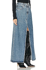SLVRLAKE Dallas Maxi Skirt in Hard Times, view 2, click to view large image.