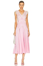 LoveShackFancy Provencia Dress in Sweet Pink, view 1, click to view large image.